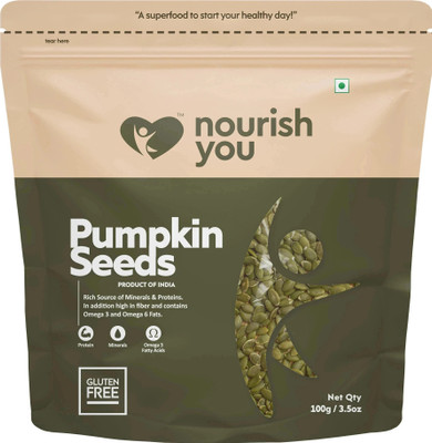 Nourish You Raw Pumpkin Seeds | Rich in Protein & Fibre | Healthy | Immunity Booster Pumpkin Seeds(100 g)