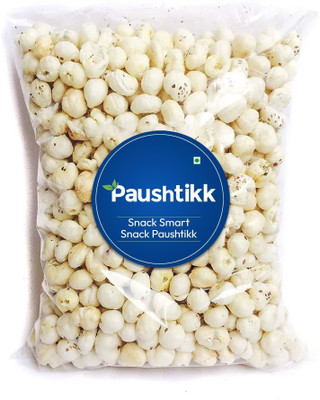 paushtikk Premium Phool Makhana, Regular Lotus Seeds Pop/Gorgon Nut Puffed Kernels Lotus Seeds(Makhana)(100 g)