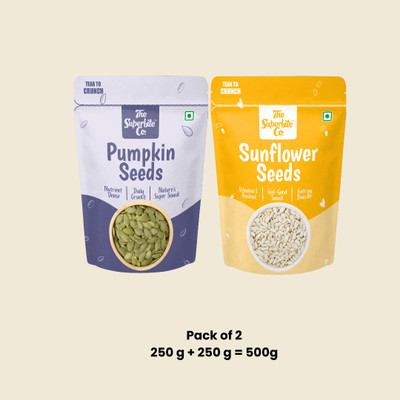 The Superbite Co. Premium Combo | Protein & Fiber Rich Superfood Mix Sunflower Seeds, Pumpkin Seeds(2 x 250 g)
