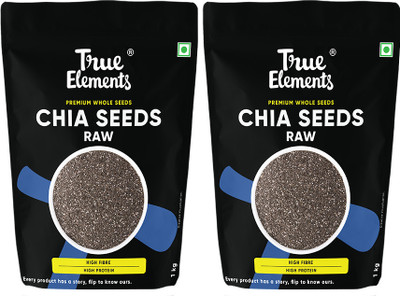 True Elements Chia 1kg x 2 Chia Seeds(2 x 1000 g)