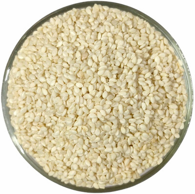 Dry Fruit Hub Nylon sesame seeds 500gm Sesame Seeds Without Skin ,Hulled White Sesame Seeds(500 g)
