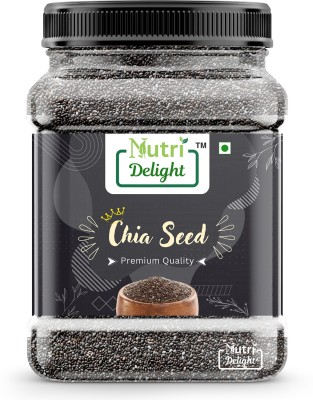 Nutri Delight Chia Seeds with Omega 3 and Fiber for Weight Loss chia Seeds Immunity Booster Chia Seeds(250 g)