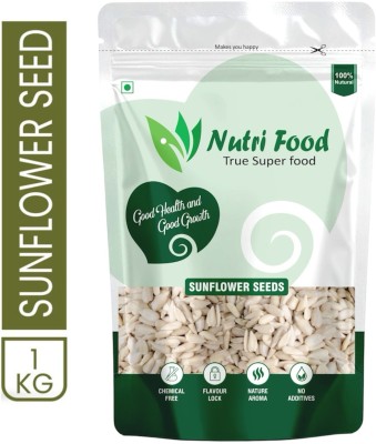 Nutri food Nutri food Raw Sunflower Seeds 1 kg Rich in Protein& Fiber,Edible Healthy Seeds Sunflower Seeds(1000 g)