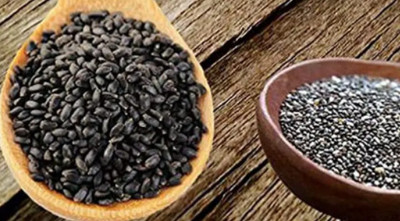 PMW Combo Pack of Basil & Chia Seeds Chia Seeds, Basil Seeds(100 g)