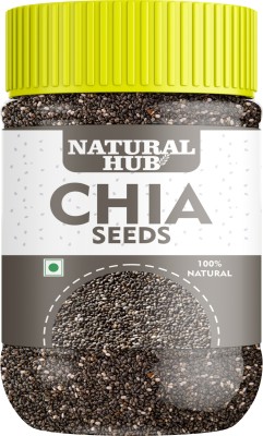 Natural Hub Raw Chia Seeds - Rich in Calcium, High in Fiber & Protein Chia Seeds(250 g)
