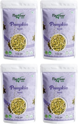 Flavour Veda Raw and Natural with Abundant Protein | Nourishing Edible Snack Pumpkin Seeds(800 g, Pack of 4)