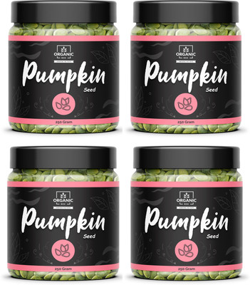 Organic Box Pumpkin Seeds for Eating, Rich in Protein & Fiber- 250gm X 4 pack Pumpkin Seeds(1 kg, Pack of 4) Organic Box Pumpkin Seeds for Eating, Rich in Protein & Fiber- 250gm X 4 pack Pumpkin Seeds(1 kg, Pack of 4)