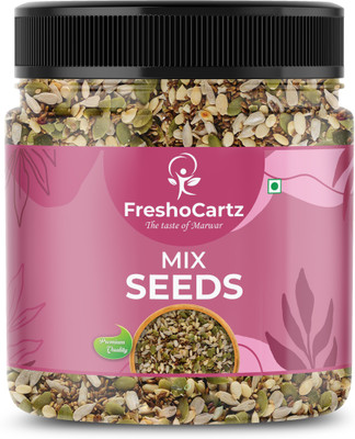 FreshoCartz 5-In 1 Healthy Raw Mix Seeds | Pumpkin, Sunflower, Chia, Flax, Watermelon Seeds Mixed Seeds(250 g)
