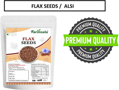 farmsala Farmsala Natural Premium Flax Seeds 100 Grm / Alsi -01 Roasted Flax Seeds(100 g)