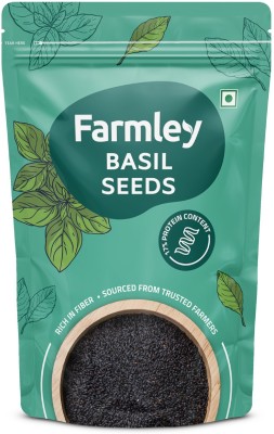 Farmley Raw Basil Seeds for Weight loss |Rich In Protein,Fiber Diet Sabja Seeds/Tukmaria Basil Seeds(300 g)