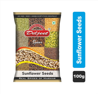 DILJEET SPICES Diljeet 100Gm Sunflower Seeds (Raw)- Surajmukhi Ke Beej Sunflower Seeds(100 g)
