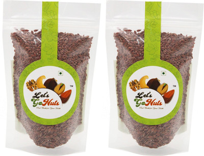 Let's GoNuts Flax Seeds 250g Brown Flax Seeds(2 x 125 g)