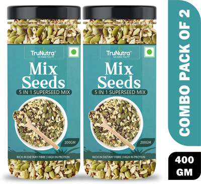 TruNutra 5-In 1 Healthy Diet Mix, For Weight Loss & Health Booster For Eating Mixed Seeds(400 g, Pack of 2)