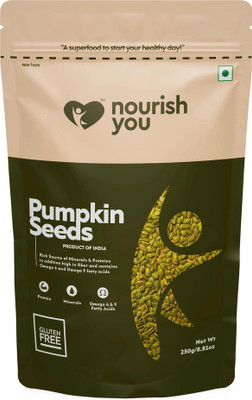 Nourish You Pumpkin Seeds | High in Protein, Minerals and Omega 3 | 250G Pumpkin Seeds(250 g)