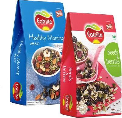 Eatriite Healthy Morning Mix & Seed & Berries Mix Mixed Seeds(400 g, Pack of 2)