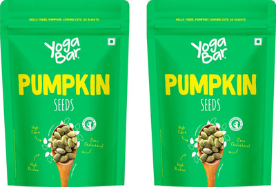 Yogabar Premium Pumpkin Seeds Pouch Loaded with Fiber and Protein Rich Superfood Pumpkin Seeds(2 x 250 g)