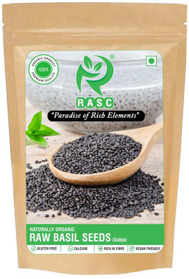 RASC RAW BASIL SEEDS (SABJA) Pack of 1 Basil Seeds (250 gm) Basil Seeds(250 g)