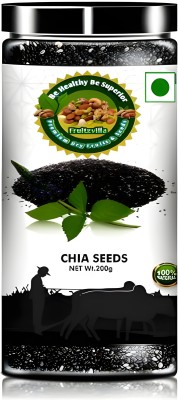 Fruitzvilla Fruitzvilla Raw Chia Seeds Non-GMO and Fibre Rich Chia Seeds(200 g)