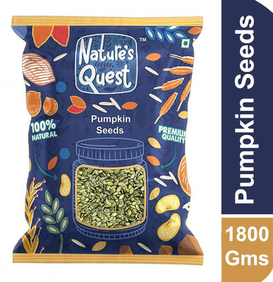 Nature’s Quest Pumpkin Seeds for Eating 1800g |Immunity Booster and Fiber Rich Pumpkin Seeds Pumpkin Seeds(1800 g)