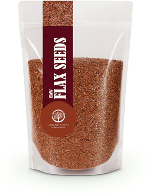 organic forest Raw Flax Seeds, Superfood Organic Gluten Free Brown Flax Seeds(250 g)