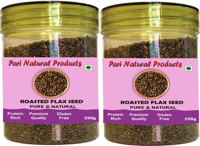 Pari Natural Products Roasted Flax Seeds Roasted Flax Seeds(2 x 250 g)