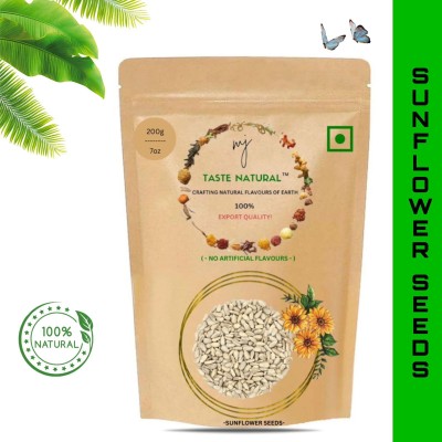 MJ TASTE NATURAL Sunflower Seeds | High in Protein & Fiber Sunflower Seeds(200 g)