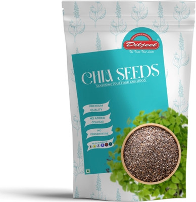 DILJEET SPICES Diljeet 100Gm Raw Chia Seeds For Eating Chia Seeds(100 g)