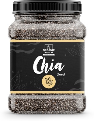 Organic Box Raw Chia Seeds For Eating Unroasted chia Seeds Immunity Booster, Weight loss Chia Seeds(1 kg)