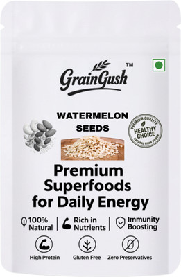 GrainGush Watermelon Magaj Seeds | Raw, Protein Packed | Best for Weight Loss & Immunity Watermelon Seeds(200 g)