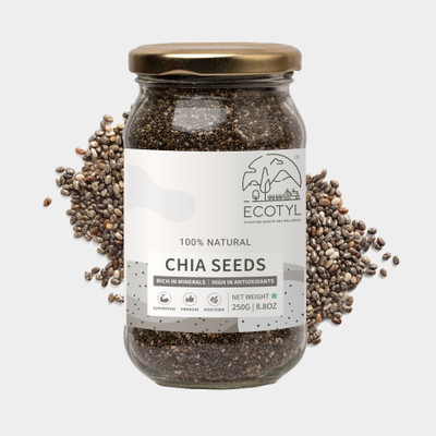 Ecotyl Organic Chia Seeds Online For Cardiac Health Chia Seeds(250 g)