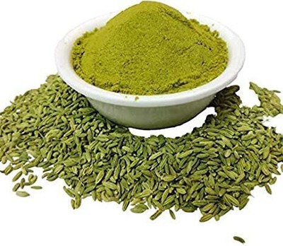 Veganic Organic Raw Fennel Powder | Saunf /Sounf/ Variyali Powders Saunf Small(400 g)