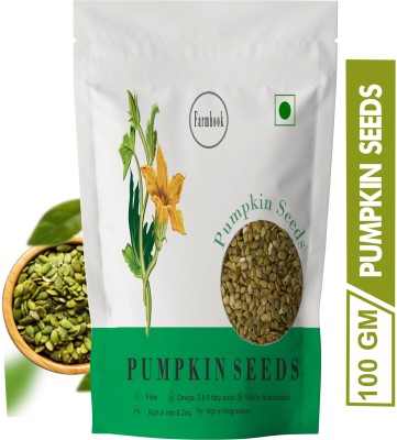 Farmhook Raw Pumpkin Seeds Loaded with Protein and Fibre Rich Superfood for Immunity seed Pumpkin Seeds(100 g)