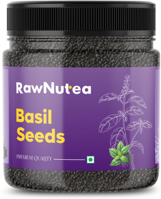 Raw Nutea Basil Seeds Weight Loss, Rich In Omega, Fiber Diet Sabja Seed/Tukmaria Basil Seeds(1 kg)