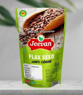 Jeevan Raw and Natural Flax Seeds, Fiber and Protein, Digestion and Weight Loss Brown Flax Seeds(500 g)