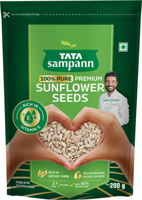Tata Sampann Premium, Handpicked, Resealable Pack Sunflower Seeds(200 g)