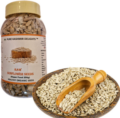 PURE KASHMIR DELIGHTS Sunflower Seed | High in Fibre | Diet Food | Rich In Protein Sunflower Seeds(250 g)
