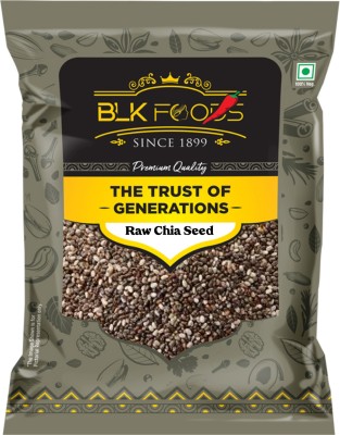 BLK FOODS Select 200g Raw Chia Seeds for weight loss with Omega 3 , Zinc & Fiber, Calcium Chia Seeds(200 g)