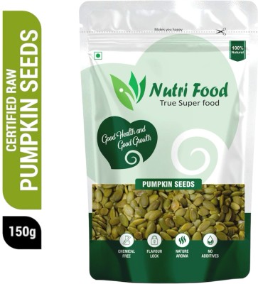 Nutri food Nutri Food Raw Pumpkin Seeds Loaded with Protein and Fibre Rich Superfood Pumpkin Seeds(150 g)