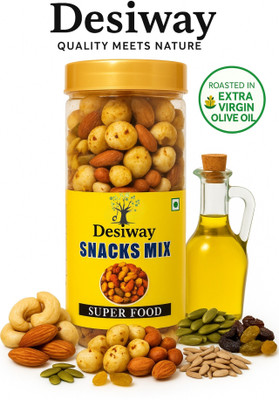 Desiway Desiway Snacks mix Lotus Seeds(Makhana), Mixed Seeds(200 g)