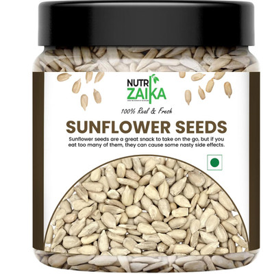 NUTRI ZAIKA Sunflower Seeds | Power Packed Edible Seeds | Rich in Protein & Fiber Sunflower Seeds(250 g)
