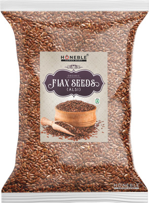 HONEBLE SUPER MART Premium Quality Alsi (Flaxseed)- (Pack Of 1) Brown Flax Seeds(500 g)
