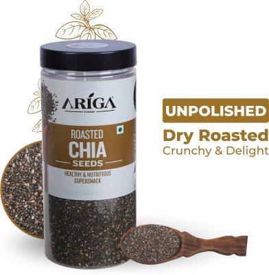 Ariga Foods Roasted Chia Seeds Premium Healthy & Nutritious Chia Seeds(500 g)