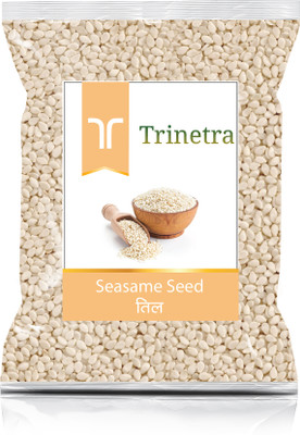 Trinetra Safed Til (White Sesame Seeds)- 1Kg Sesame Seeds(1000 g)