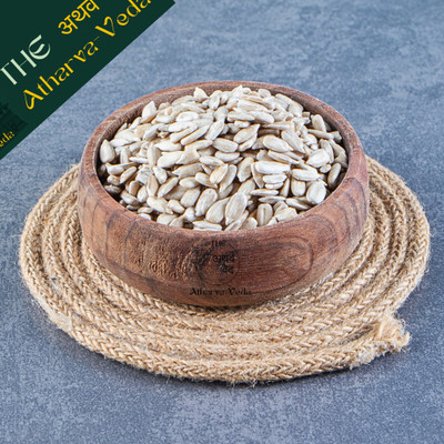 The Atharva-veda Edible Sunflower seed, Soorajmukhi Surajmukhi Ke Beej with Natural PROTEIN FIBRE Sunflower Seeds(50 g)