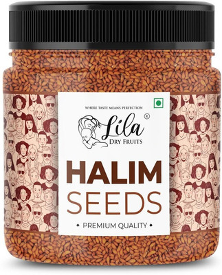 lila dry fruits Raw Unroasted Halim Seeds 1000g Jar Pack | Aliv Seeds| Garden Cress Haleem Seeds Garden Cress Seeds(2 x 500 g)