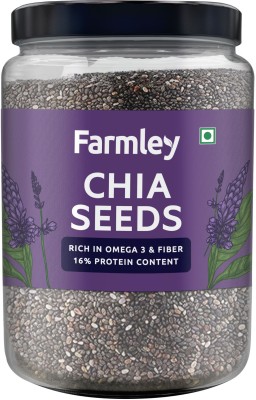 Farmley Premium Natural Chia Seeds Jar 1 kg | Edible Chia Seeds | Rich in Protein Chia Seeds(1 kg)