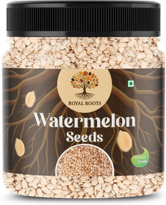 ROYAL ROOTS Raw Watermelon Seeds | High Protein | Non-GMO | Fiber & Nutrient Rich Watermelon Seeds(500 g)