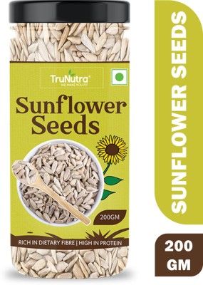 TruNutra sunflower seeds – 200g sunflower seeds for eating edible seeds Sunflower Seeds(200 g)