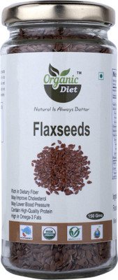 organic diet Organic Flaxseeds Brown Flax Seeds(150 g)
