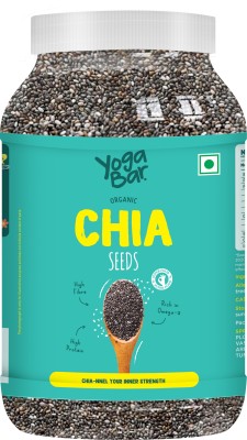 Yogabar Raw Chia Seeds Jar for Weight loss Management Chia Seeds(1 kg)